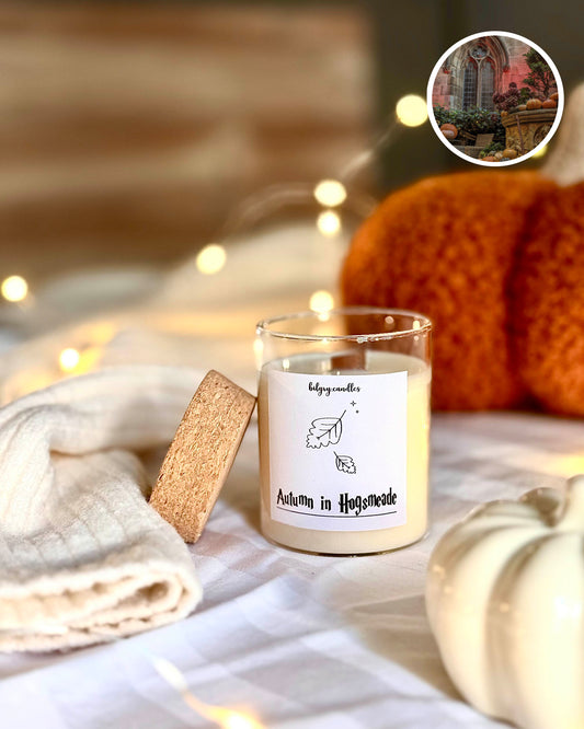 AUTUMN IN HOGSMEADE - candle based on the movie "Harry Potter"