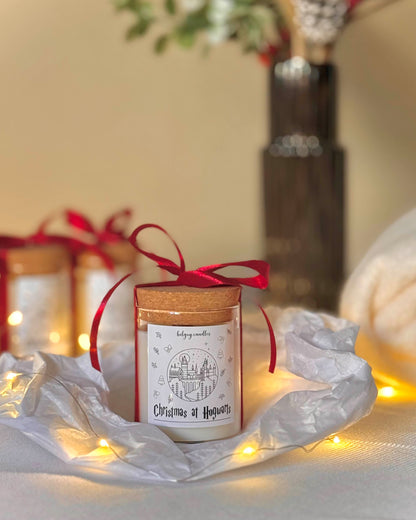 CHRISTMAS AT HOGWARTS - sviečka podľa filmu "Harry Potter"