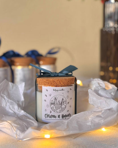 CHRISTMAS AT HOGWARTS - sviečka podľa filmu "Harry Potter"